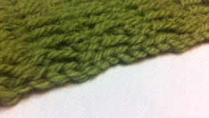Example of the Single Crochet Bind Off