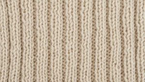 2x2 Rib Stitch Knitting Pattern (Reversible)