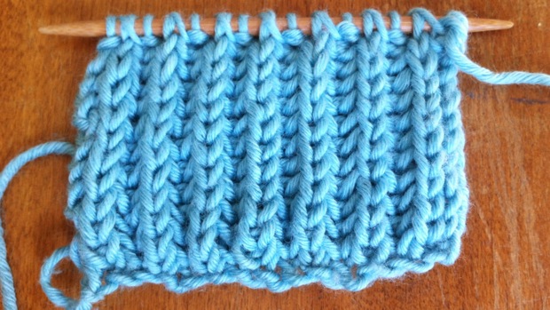 Example of the Brioche Stitch