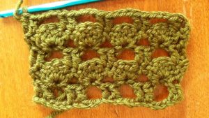 Example of the Boxed Shell Stitch