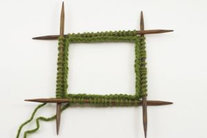 Example of Double Pointed Needles (DPNs) used for knitting in the round