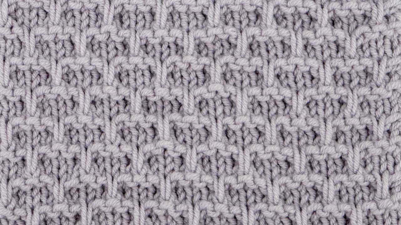 Brick Stitch Knitting Pattern (Right Side)