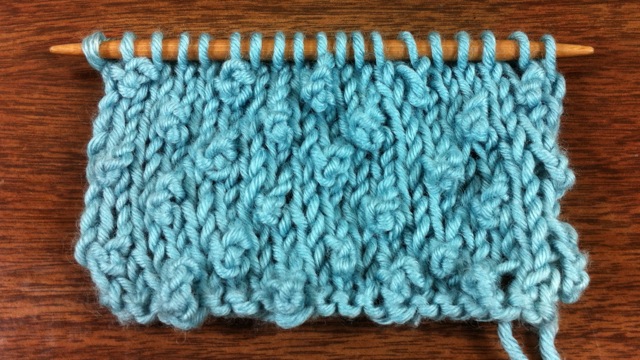 Example of the Peppercorn Stitch