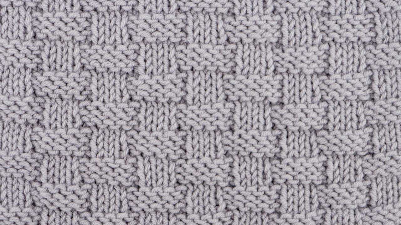 The Basketweave Stitch  Knitting Stitch Pattern Dictionary