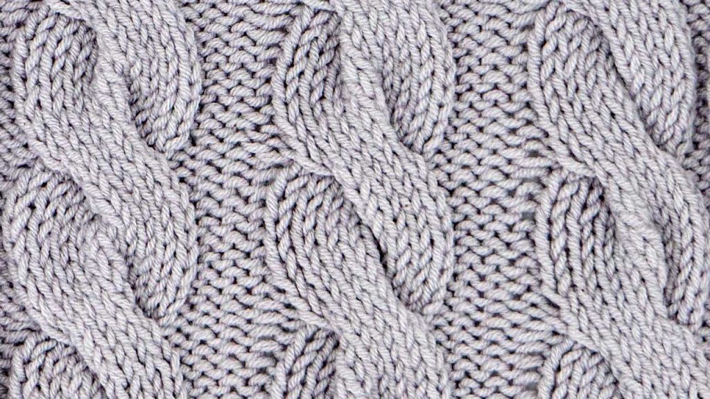 Chunky Cable Stitch Knitting Pattern (Right Side)