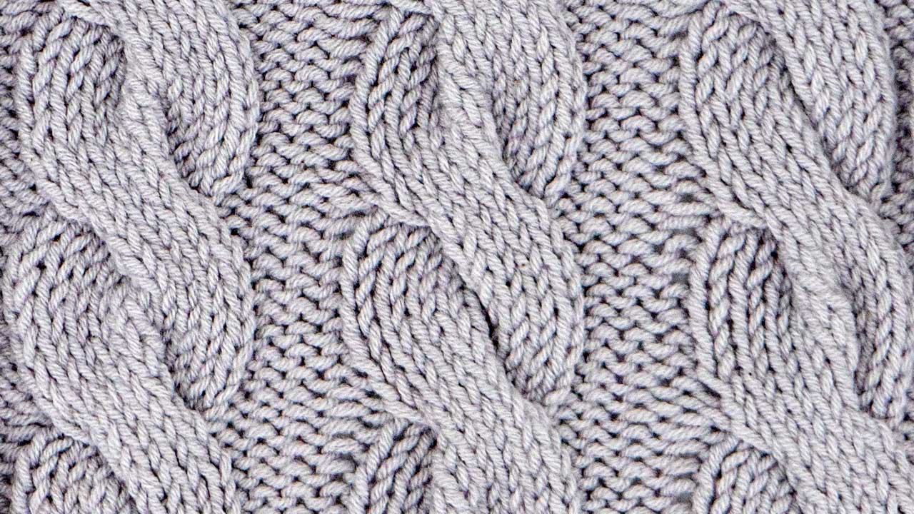 The Chunky Cable Stitch - Knitting Stitch Dictionary -