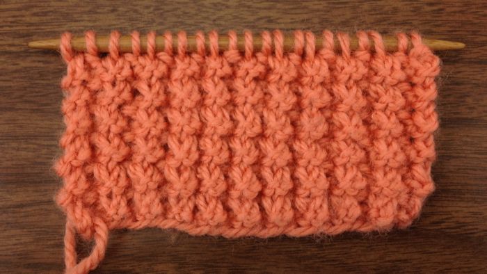 Example of the Blanket Rib Stitch