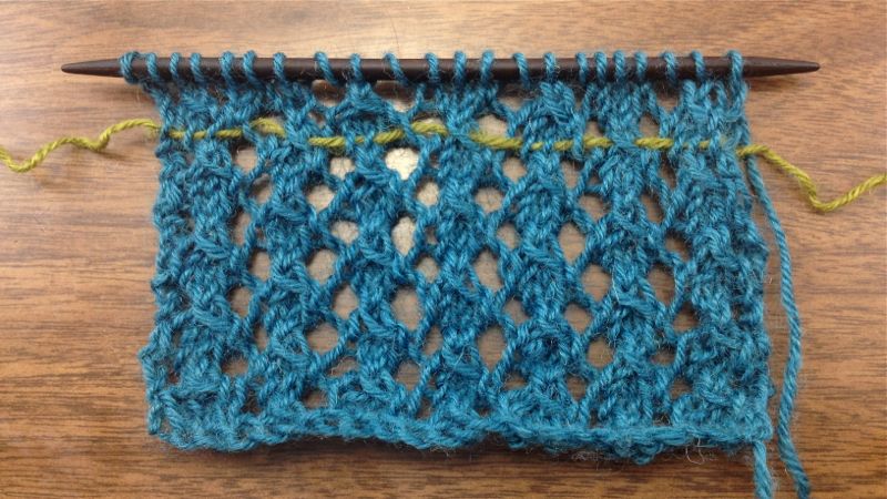 Learn How to Knit Using a Lifeline While Knitting Lace