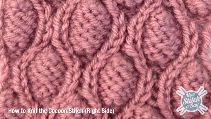 Cocoon Stitch Right Side
