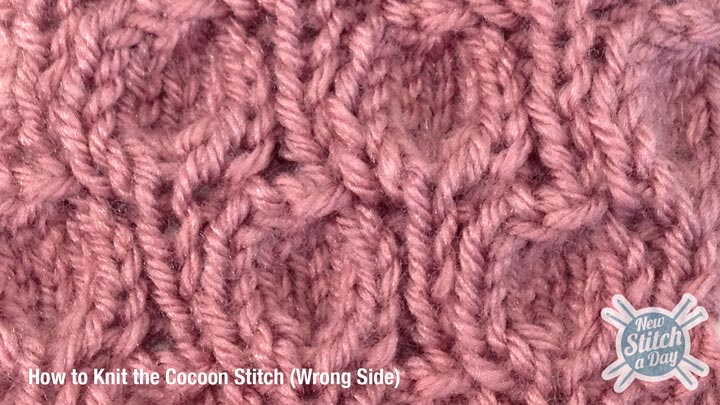 Cocoon Stitch Wrong Side