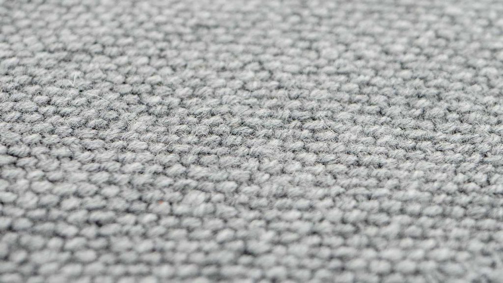 Close Up of Tweed Stitch Knitting Pattern