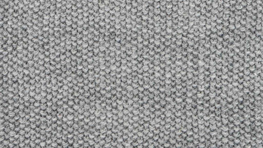 Tweed Stitch Knitting Pattern (Right Side)