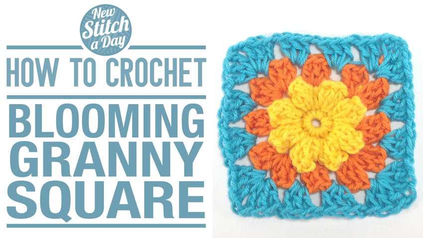 How to Crochet the Blooming Granny Square