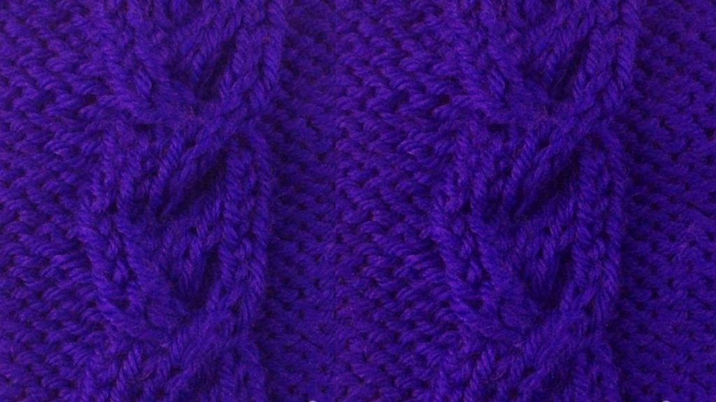 Elliptical Cable Knitting Stitch Pattern