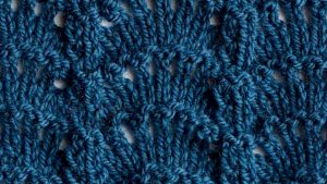The Scallop Pattern Lace Knitting Stitch