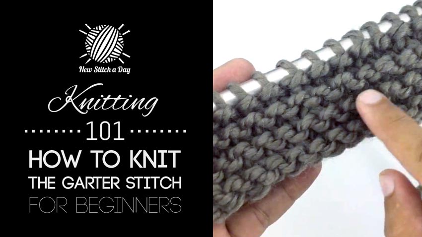 Knitting 101: How to Knit the Garter Stitch for Beginners