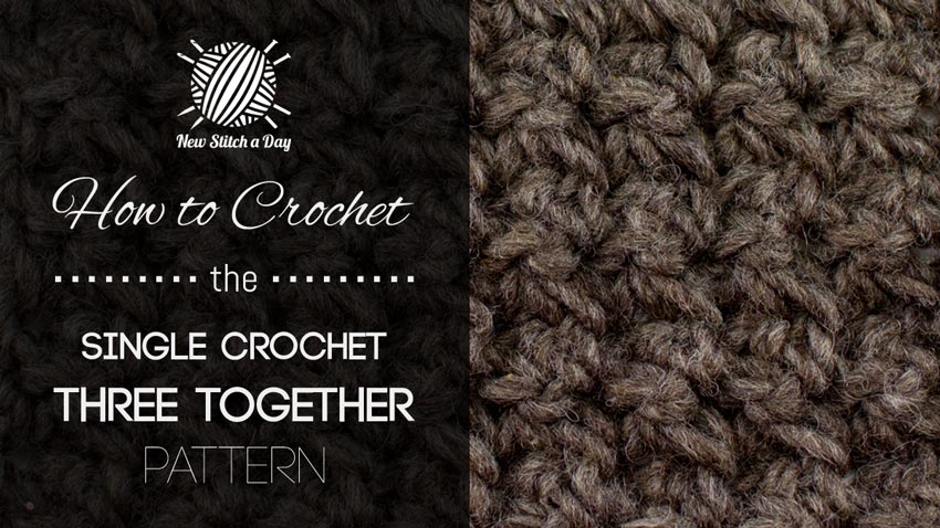 How to Crochet the Single Crochet 3 Together Pattern