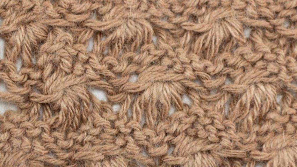 Oyster Knitting Stitch Pattern