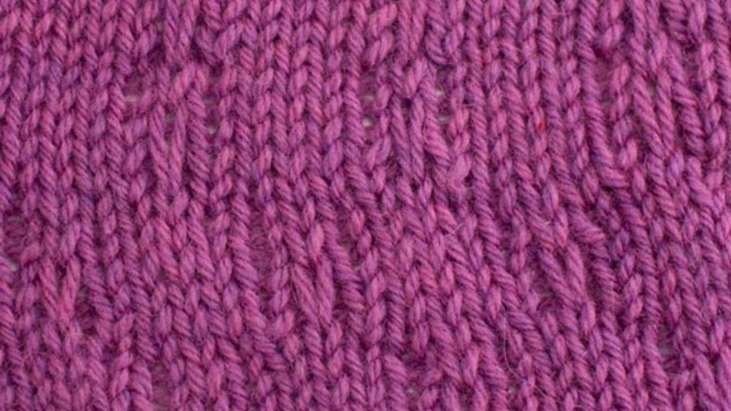 The Tuck Knitting Stitch Pattern