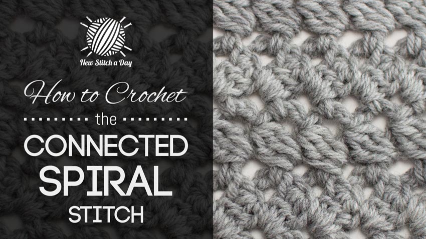How to Crochet the Connected Spiral Stitch