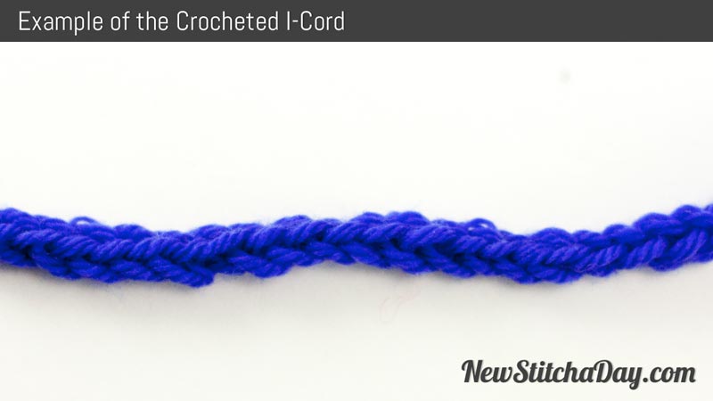 Example of Crocheted I-Cord