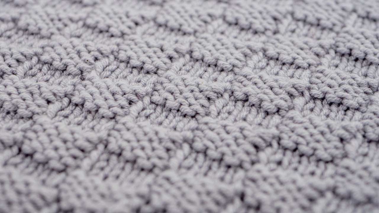 Checkerboard Stitch Knitting Pattern (Details)
