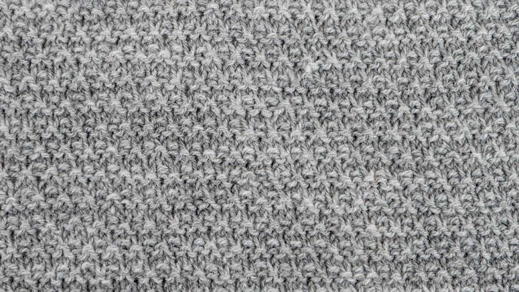Garter Slip Stitch Knitting Pattern (Right Side)