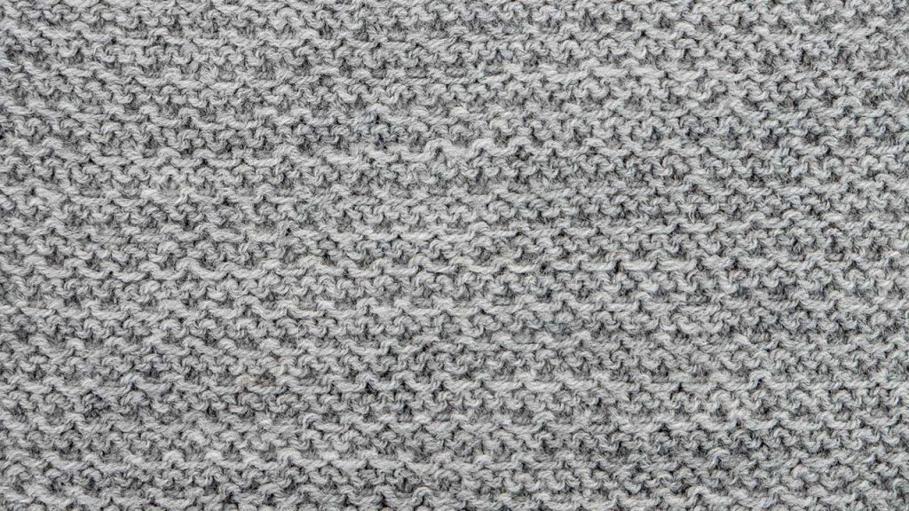 Garter Slip Stitch Knitting Pattern (Wrong Side)