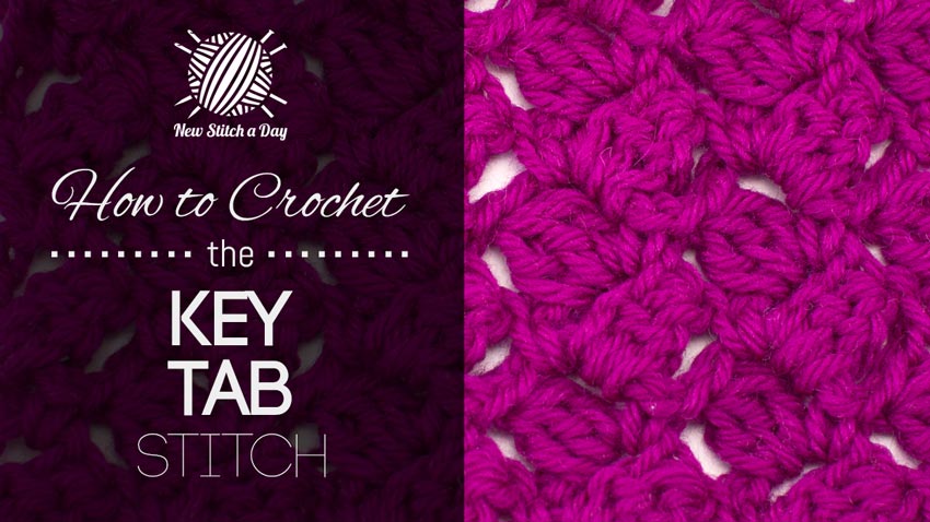 How to Crochet the Key Tab Stitch