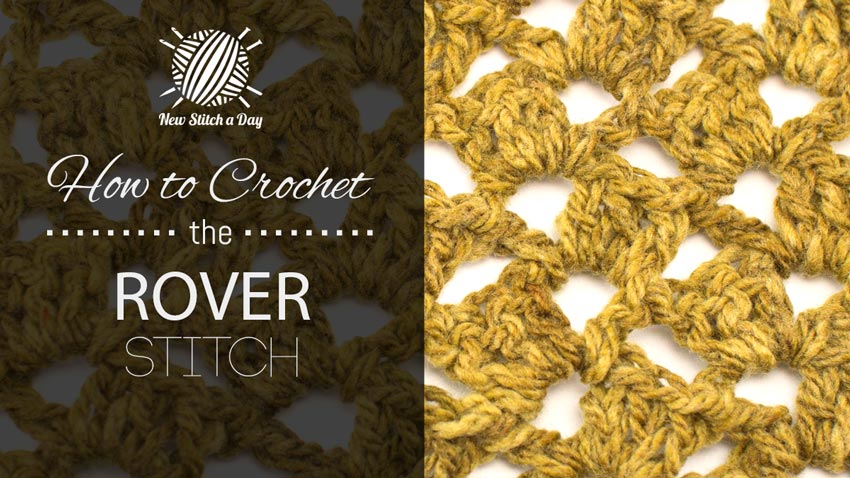 How to Crochet the Rover Stitch