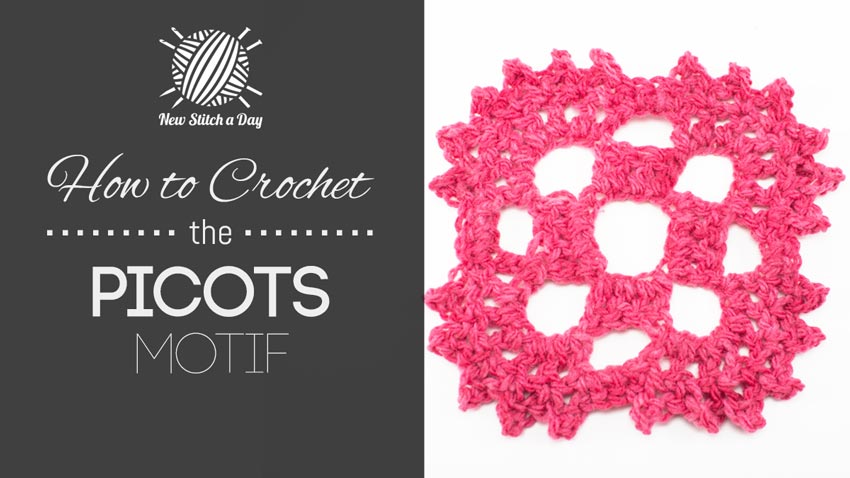 How to Crochet the Picots Motif