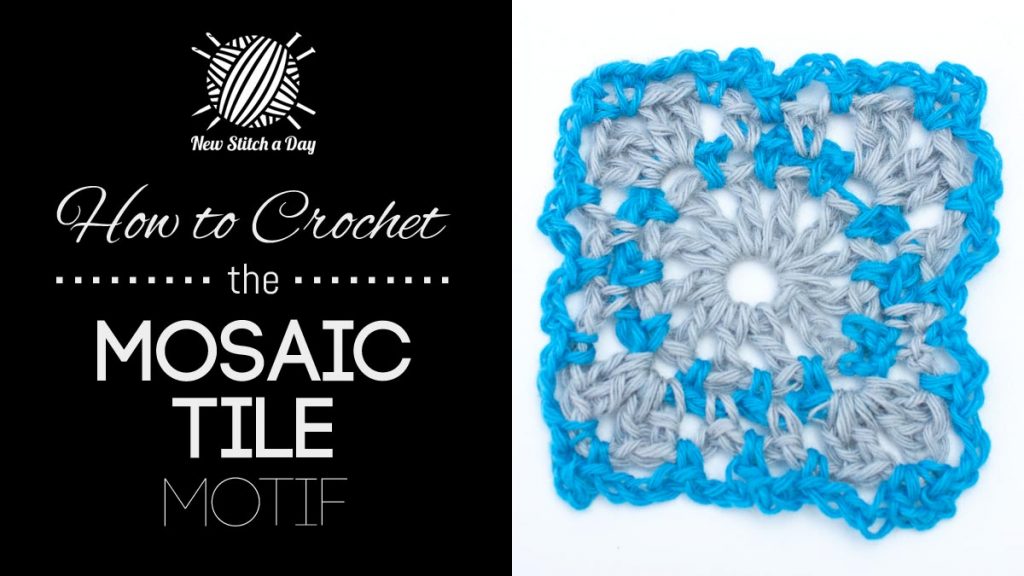 How to Crochet the Mosaic Tile Motif