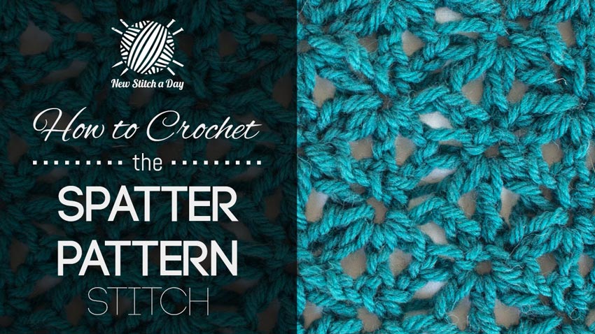 How to Crochet the Spatter Pattern