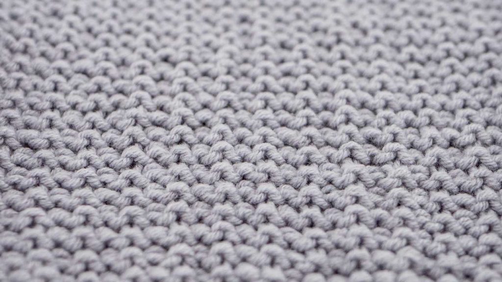 Texture Knitting Stitch Pattern Close Up