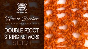 How to Crochet the Double Picot String Network Stitch