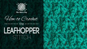 How to Crochet the Leafhopper Stitch