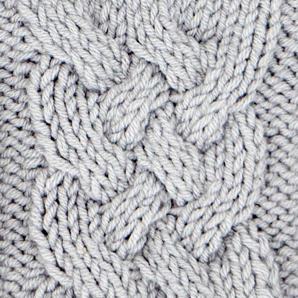 Chunky Braid Cable Stitch Knitting Pattern (Right Side)