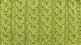 Faux Cable Edging Stitch - Knitting Stitch Dictionary