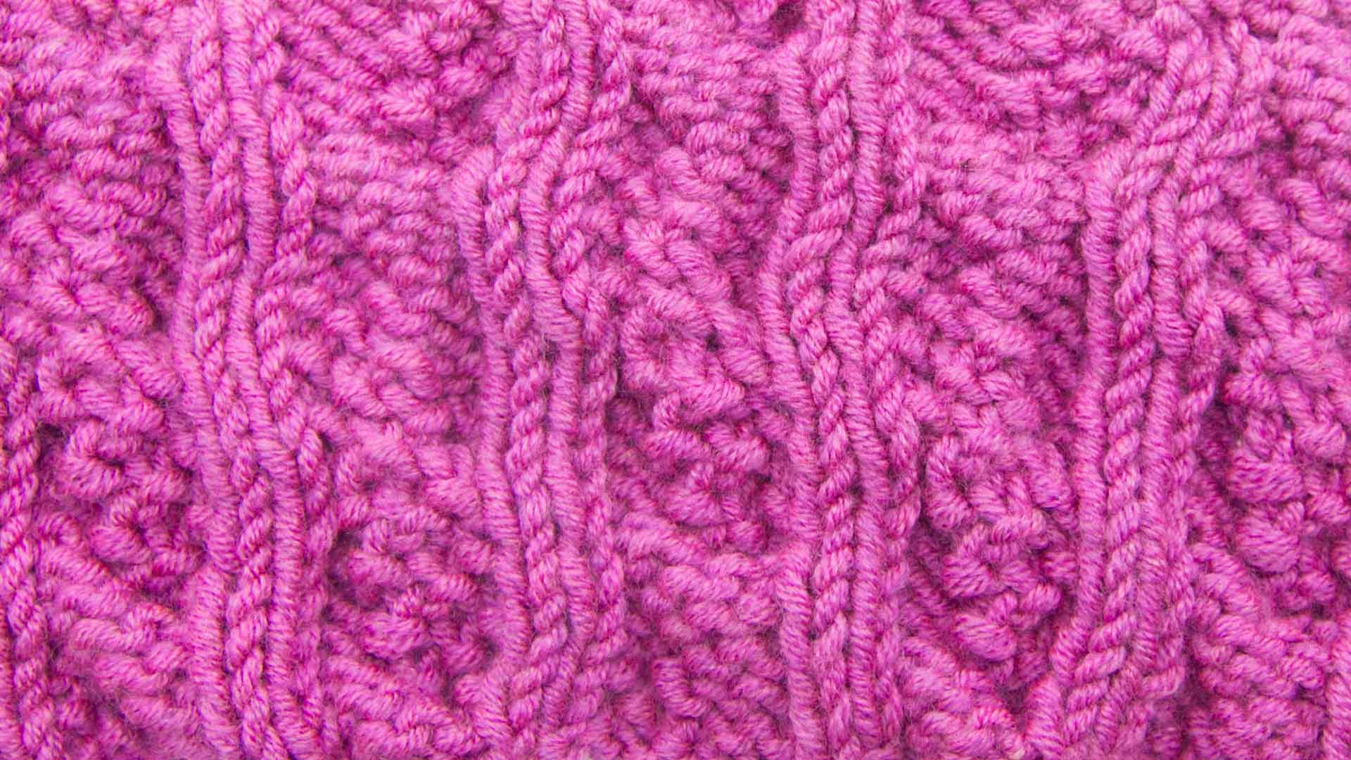 Textured Cable Stitch - Knitting Stitch Dictionary