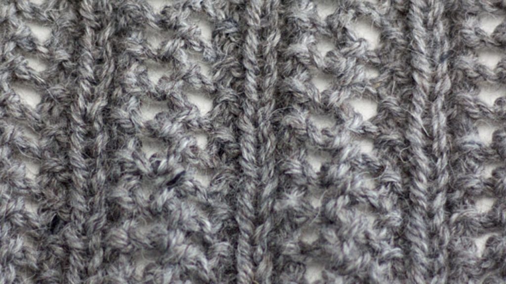 The Herringbone Lace Rib Stitch