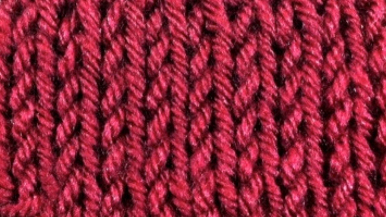 Double Knit Fabric Stitch - Knitting Stitch Dictionary 