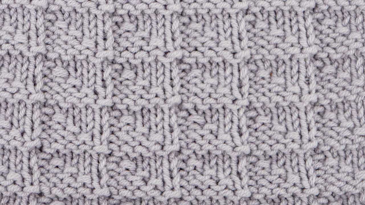 Flag Stitch Knitting Pattern (Wrong Side)