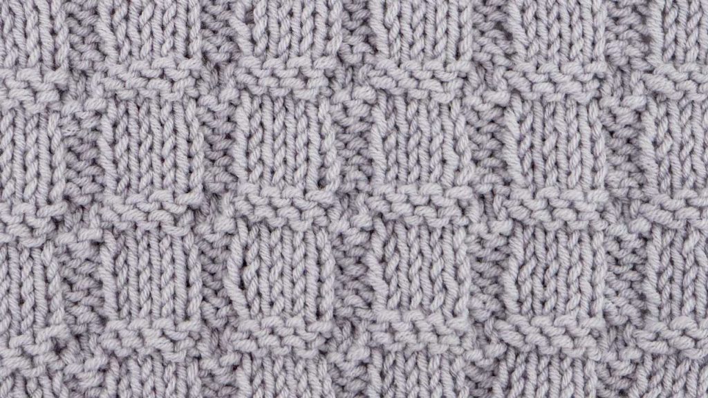Tile Stitch Knitting Pattern (Right Side)