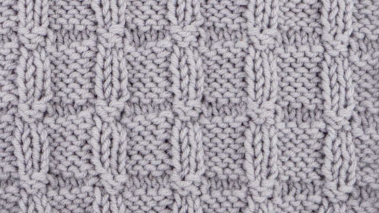 Tile Stitch Knitting Pattern (Wrong Side)