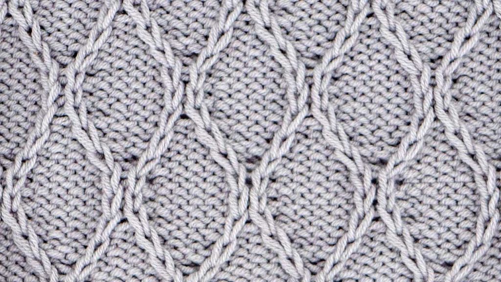 Winding Roads Stitch Knitting Pattern (Right Side)