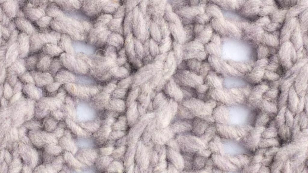 The Twist Cable and Lace Ladder Knitting Stitch Pattern