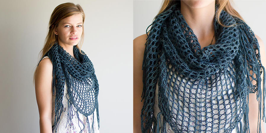 Sweetgum Lace Shawl knitting pattern
